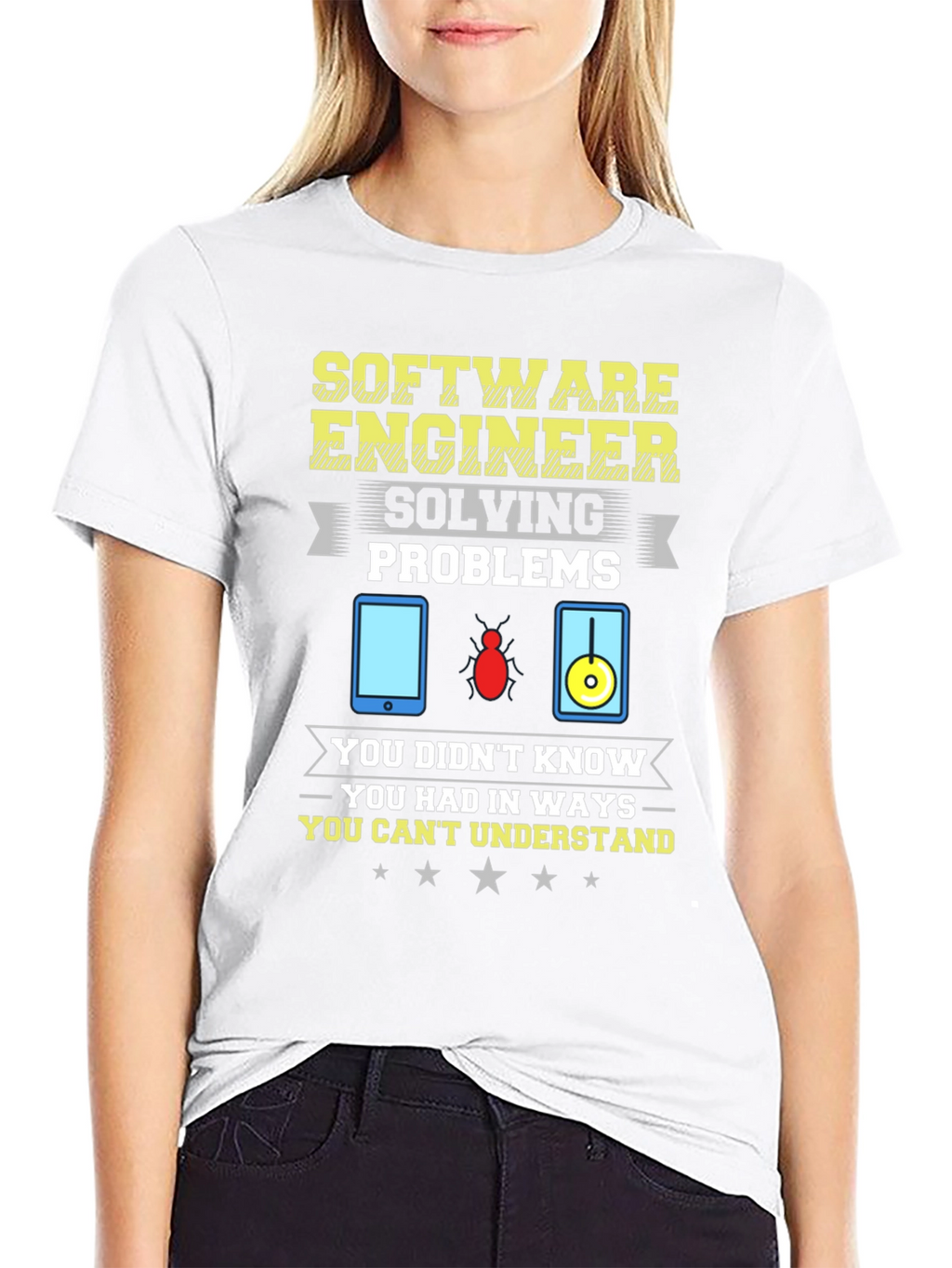 Software Engineer Humor Graphic T-Shirt