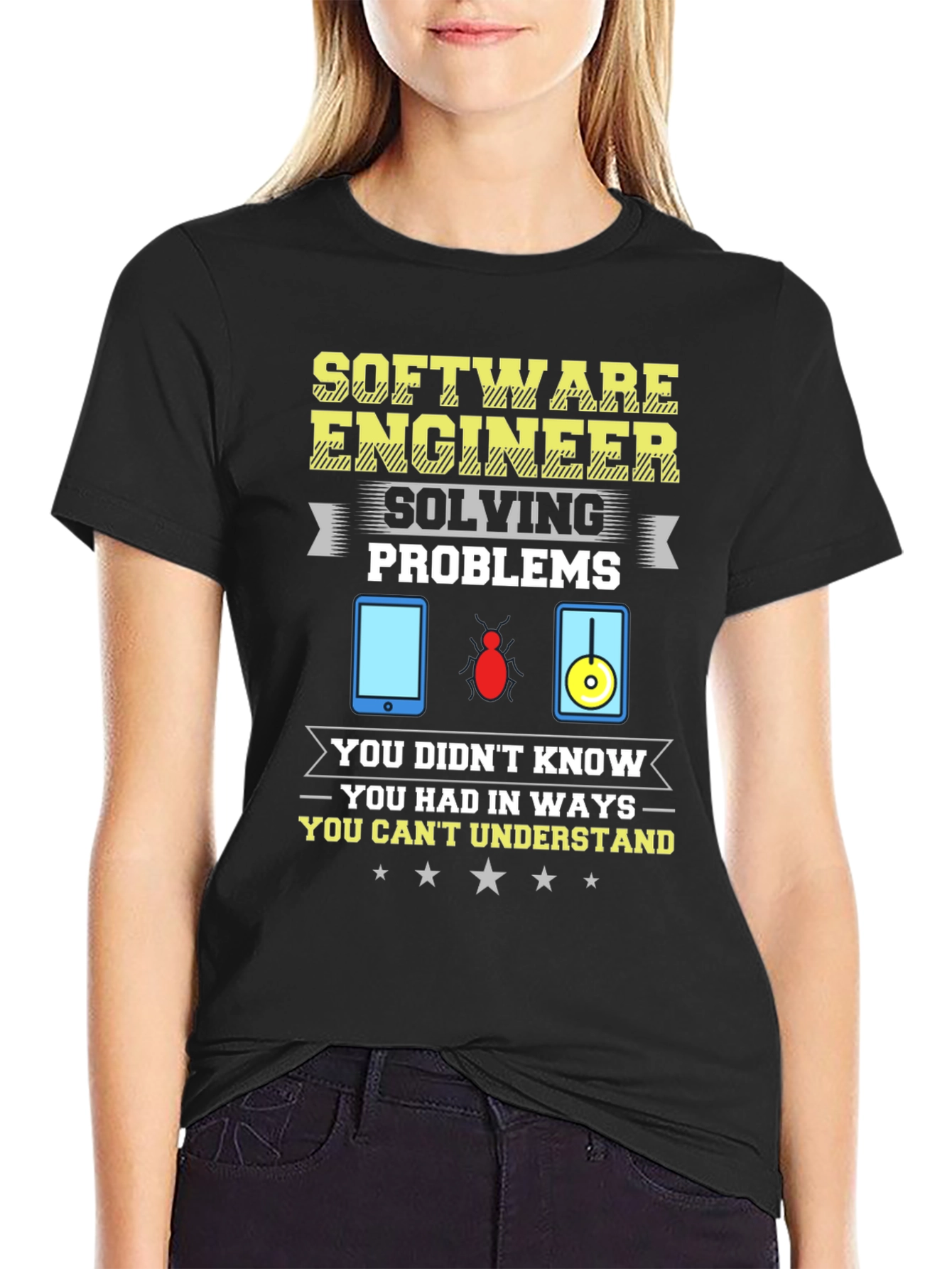 Software Engineer Humor Graphic T-Shirt