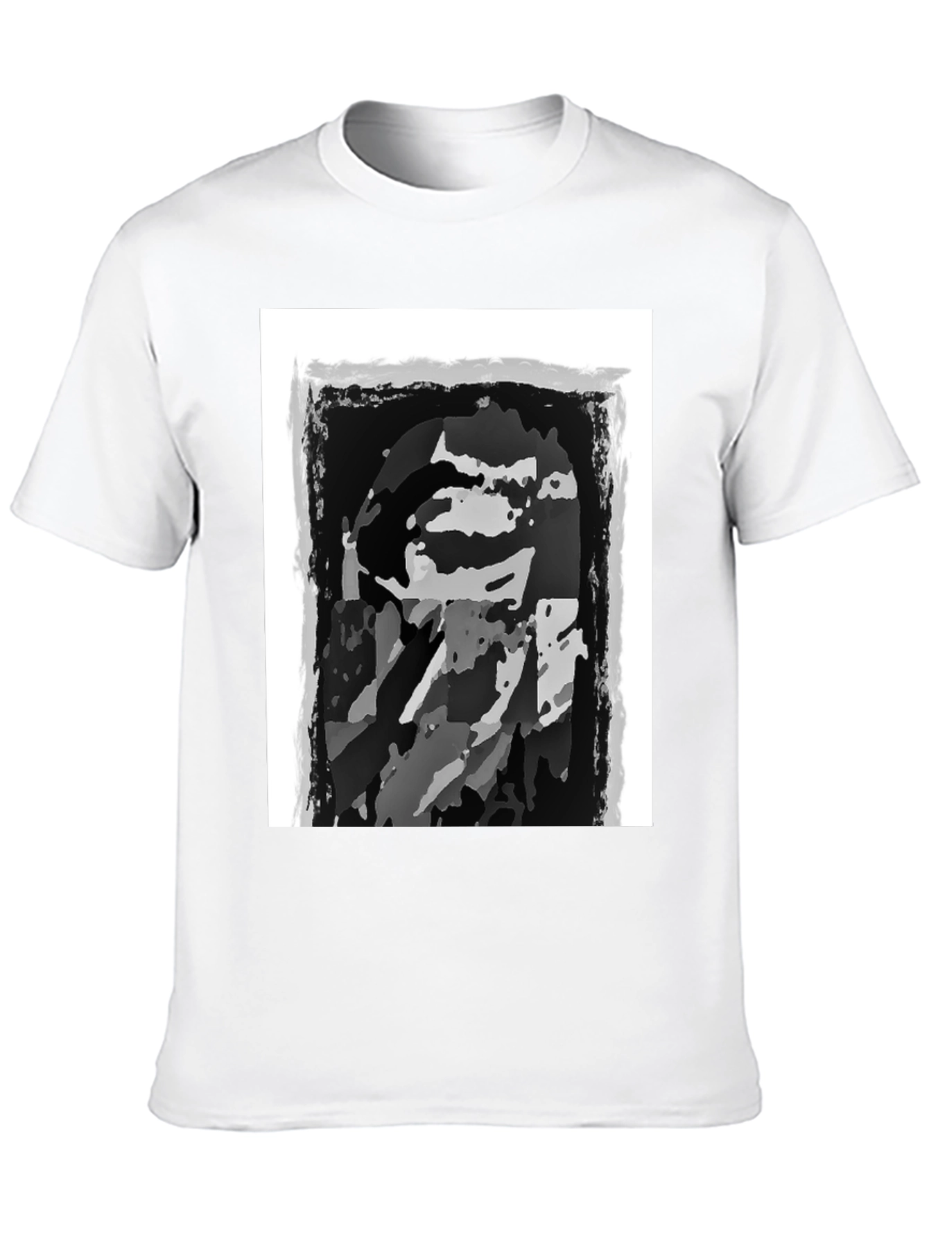 Monochrome Graphic Print Tee