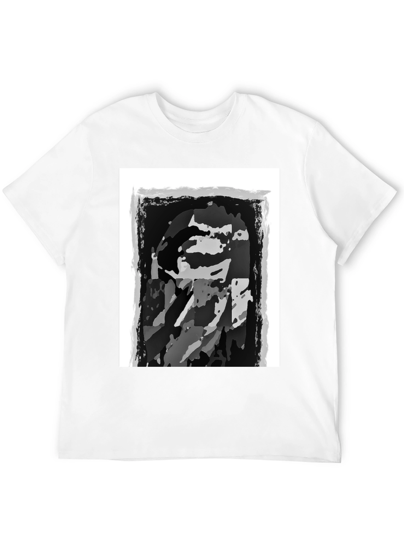 Monochrome Graphic Print Tee
