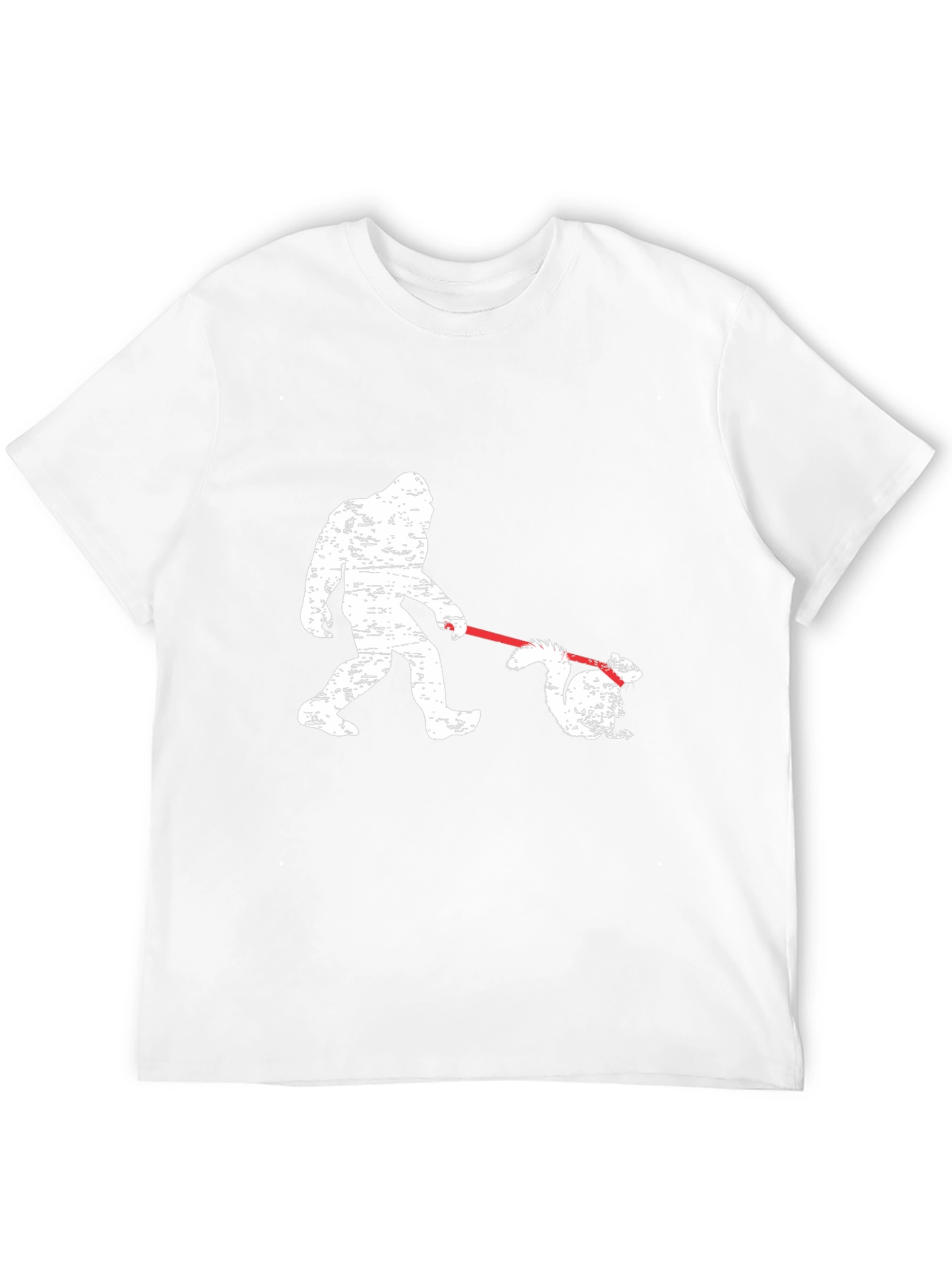 Bigfoot Walking Squirrel T-Shirt - Funny Graphic Tee