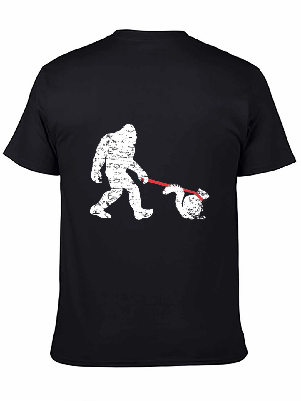 Bigfoot Walking Squirrel T-Shirt - Funny Graphic Tee