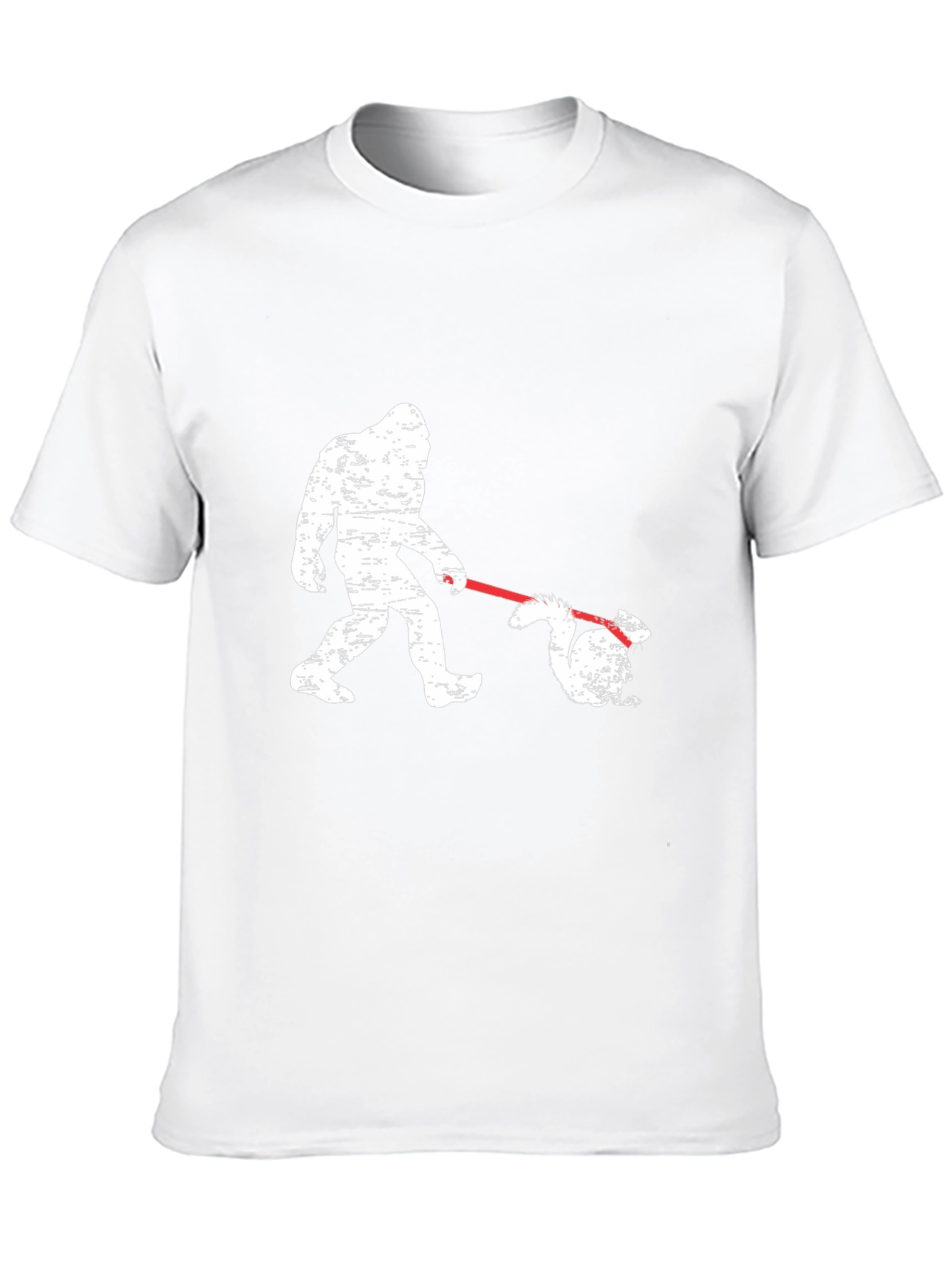 Bigfoot Walking Squirrel T-Shirt - Funny Graphic Tee