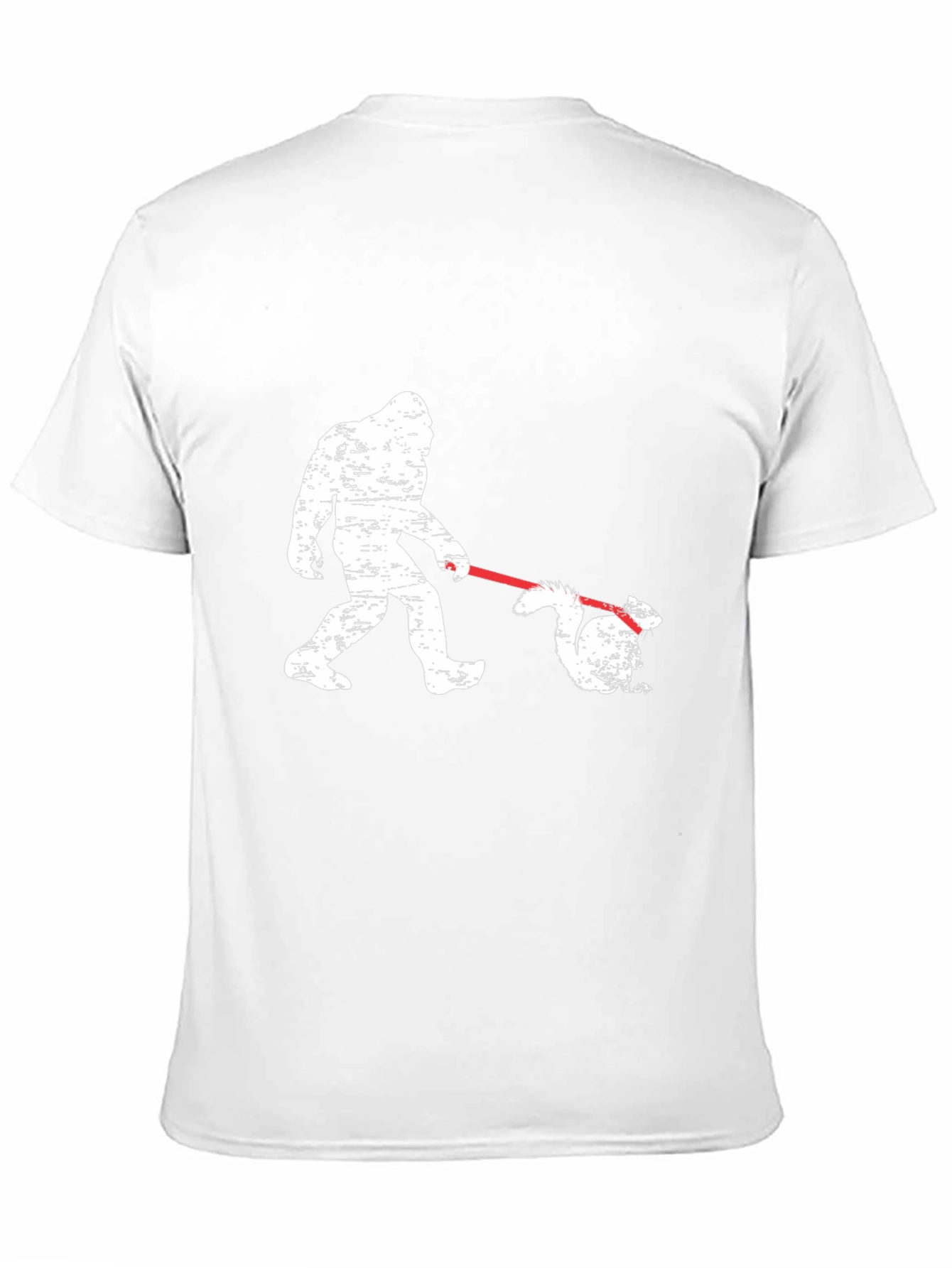 Bigfoot Walking Squirrel T-Shirt - Funny Graphic Tee