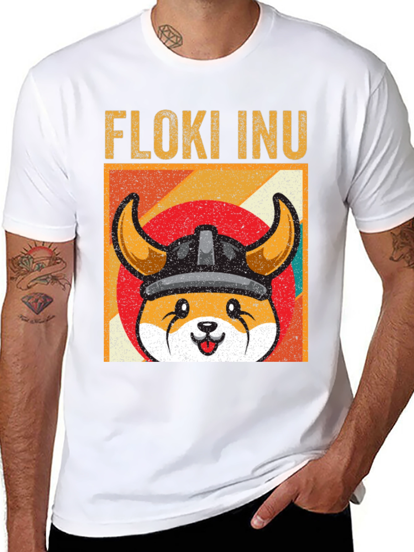 Floki Inu Viking Helmet T-Shirt