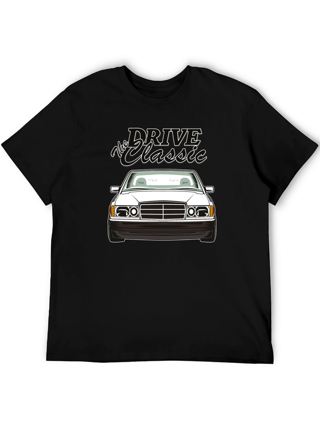 Classic Car T-Shirt - Drive the Classic Black Tee