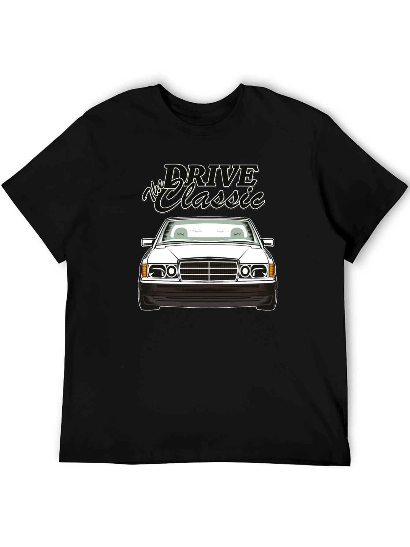 Classic Car T-Shirt - Drive the Classic Black Tee