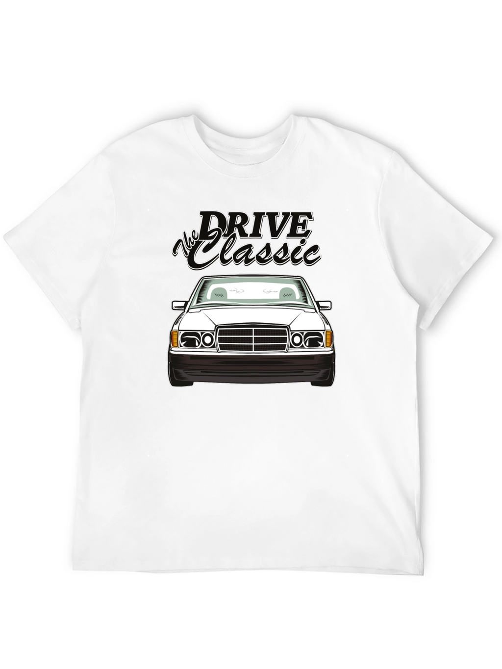 Classic Car T-Shirt - Drive the Classic Black Tee