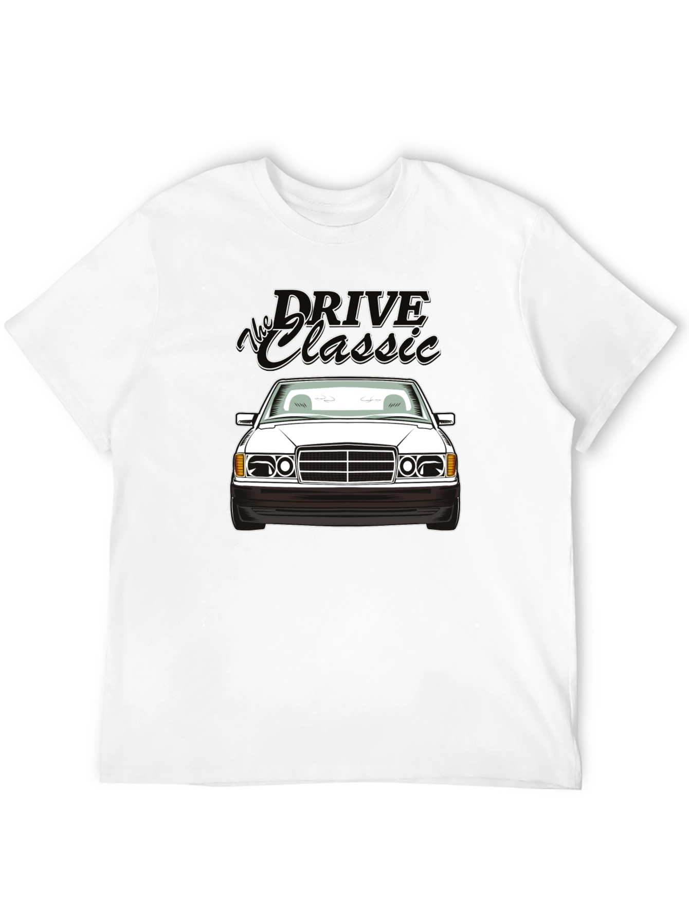 Classic Car T-Shirt - Drive the Classic Black Tee