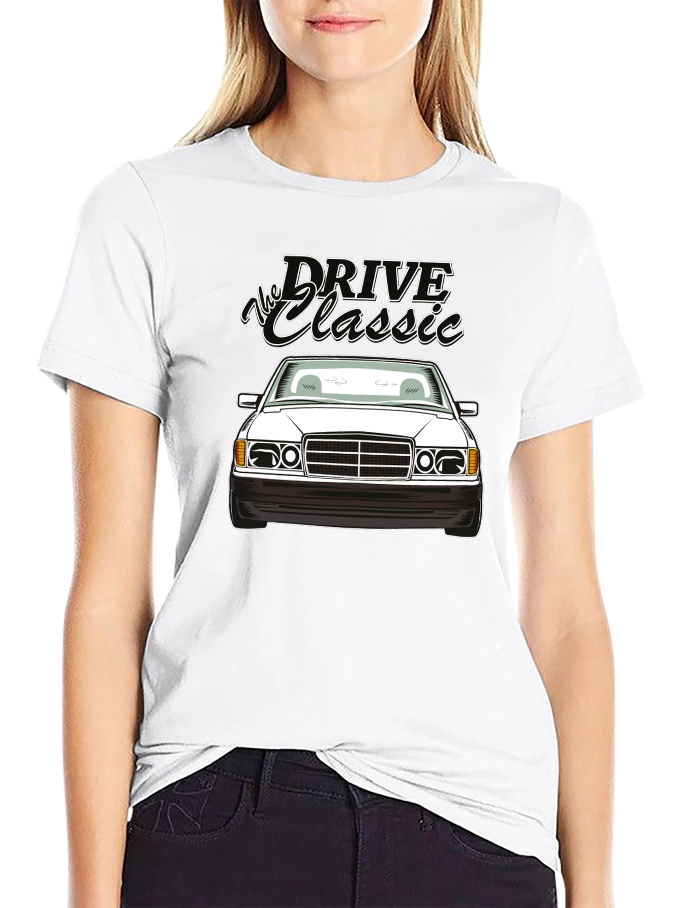 Classic Car T-Shirt - Drive the Classic Black Tee