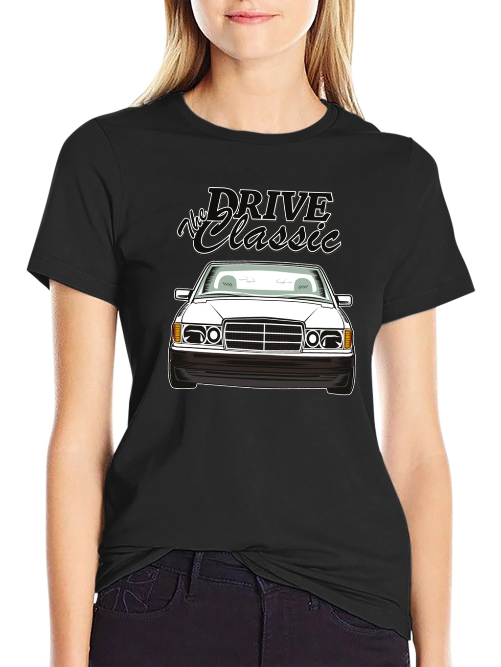 Classic Car T-Shirt - Drive the Classic Black Tee