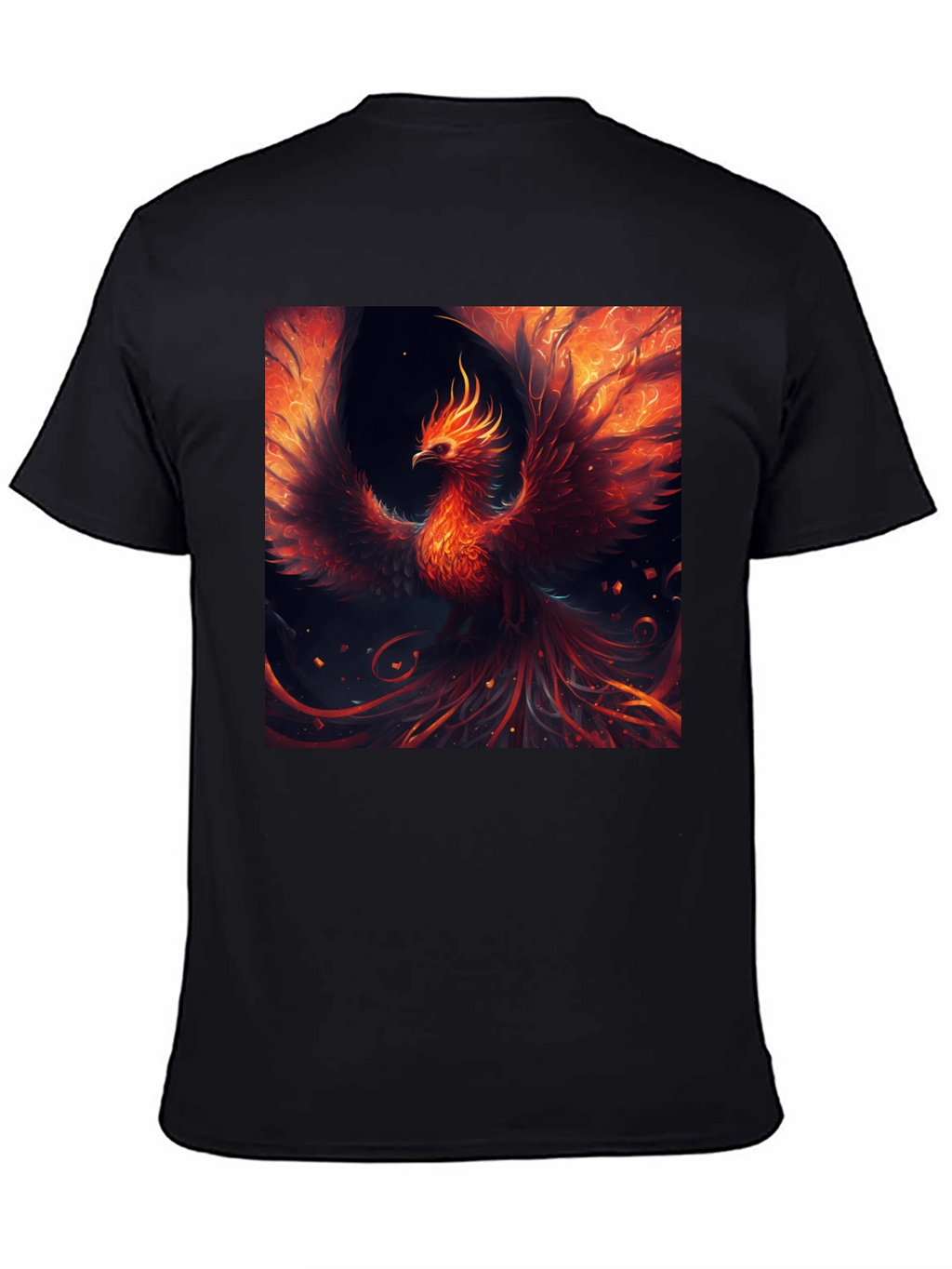 Fiery Phoenix Graphic Tee - Bold Design
