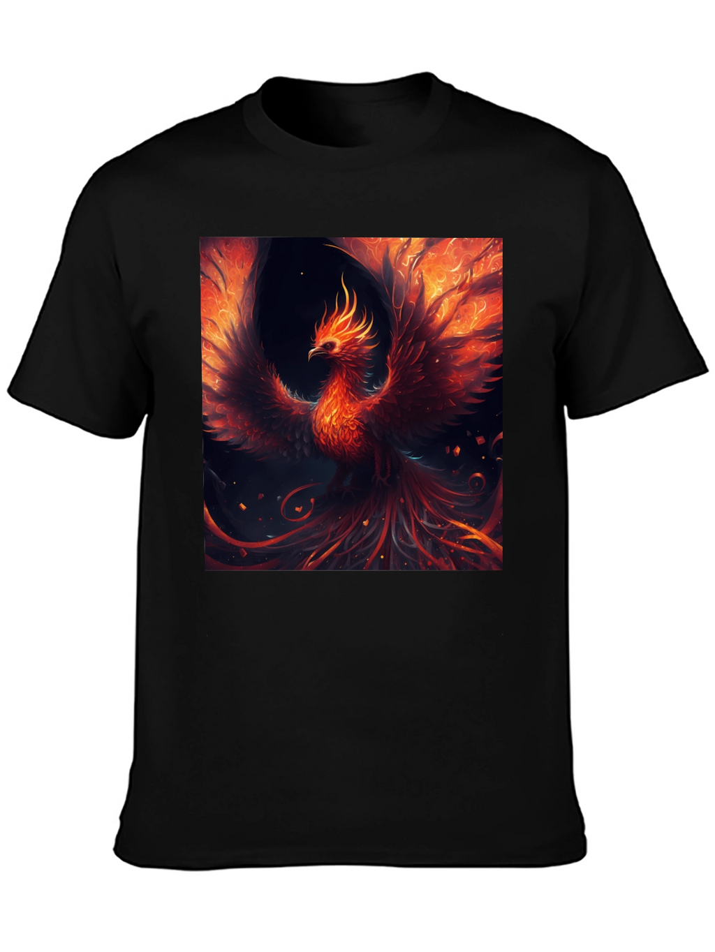 Fiery Phoenix Graphic Tee - Bold Design
