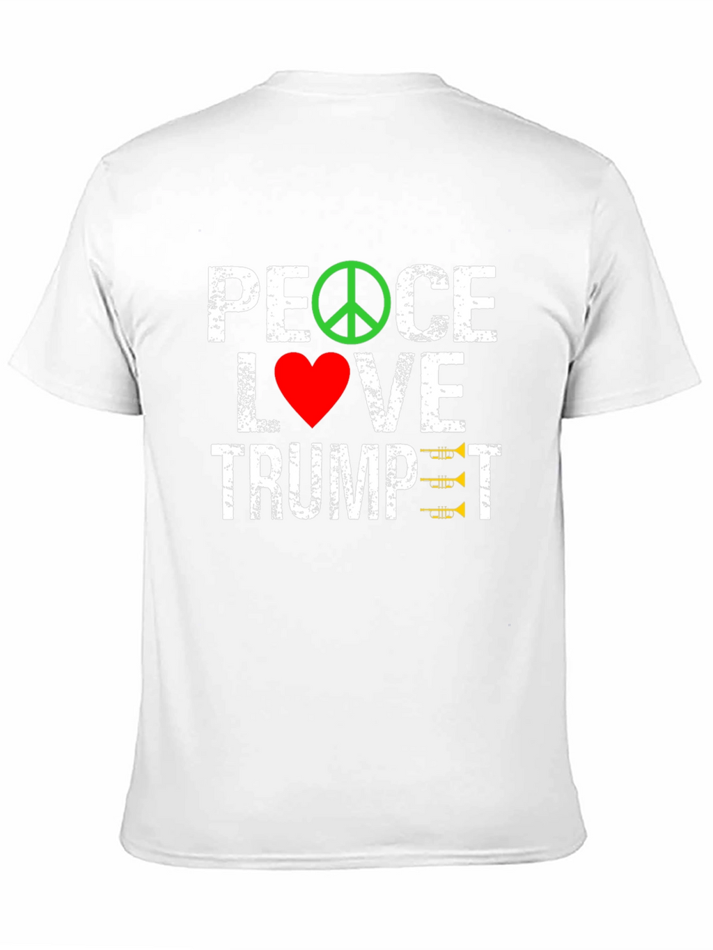 Peace Love Trumpet Graphic Tee