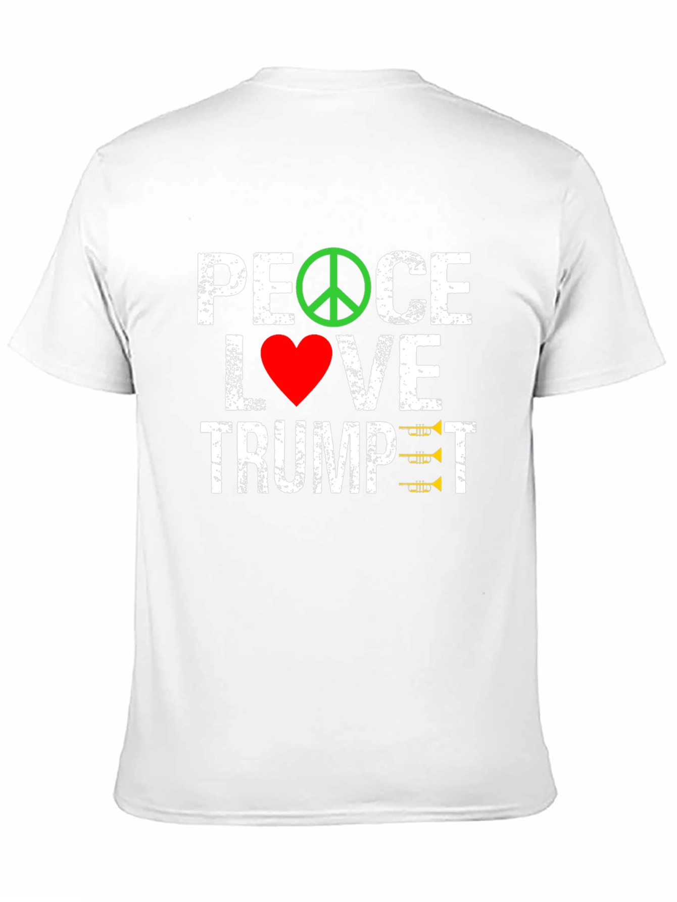Peace Love Trumpet Graphic Tee