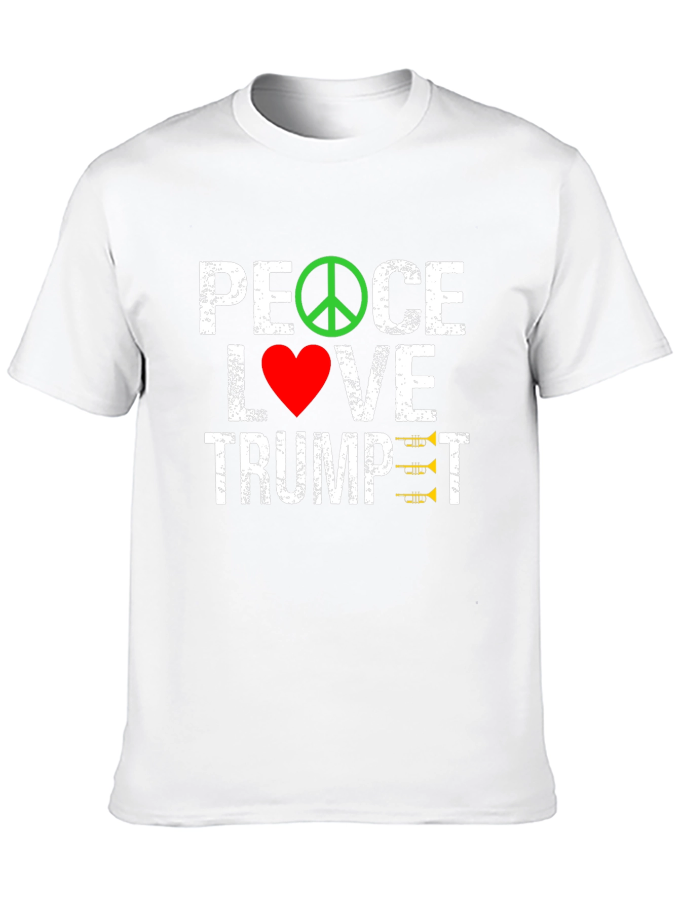 Peace Love Trumpet Graphic Tee