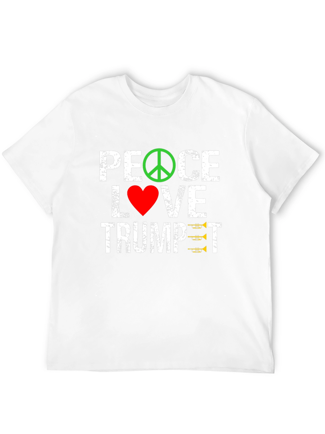 Peace Love Trumpet Graphic Tee