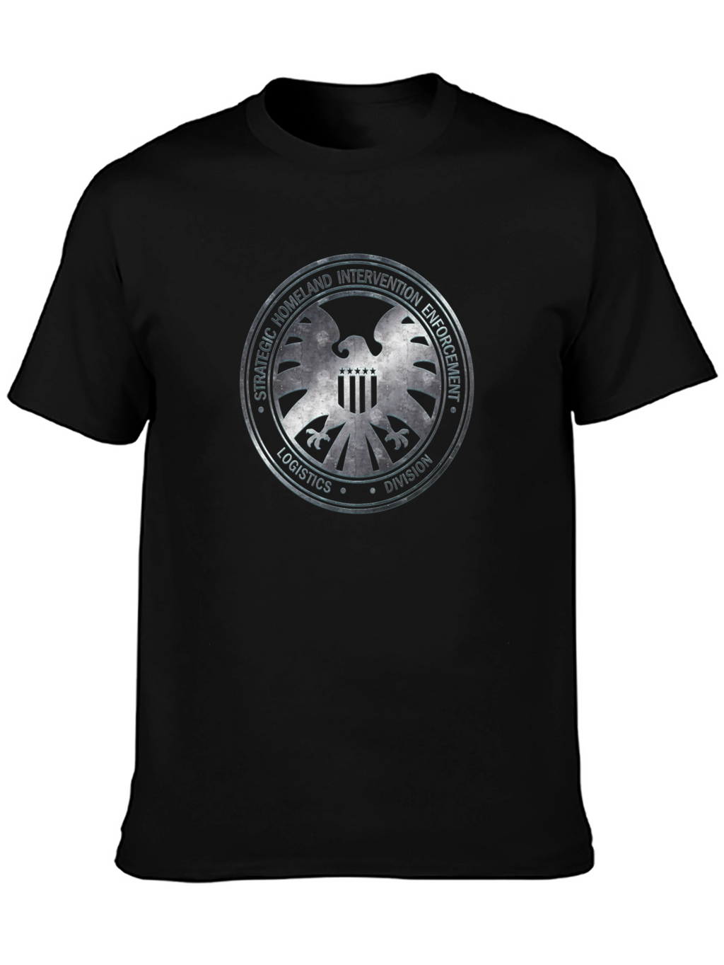 S.H.I.E.L.D. Logistics Division Black T-Shirt