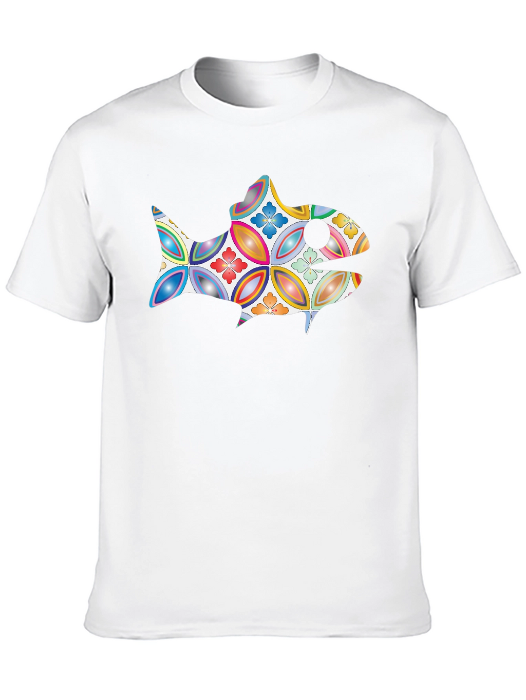 Funky Fish Graphic Black T-Shirt