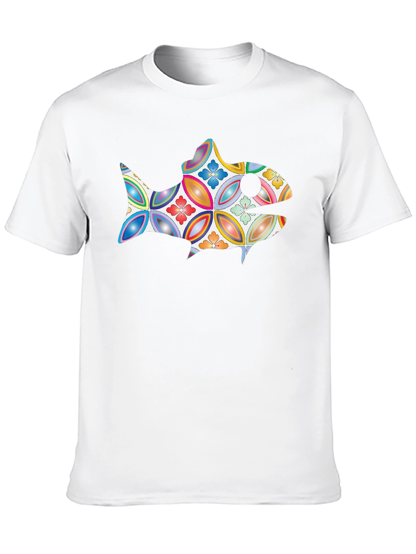 Funky Fish Graphic Black T-Shirt