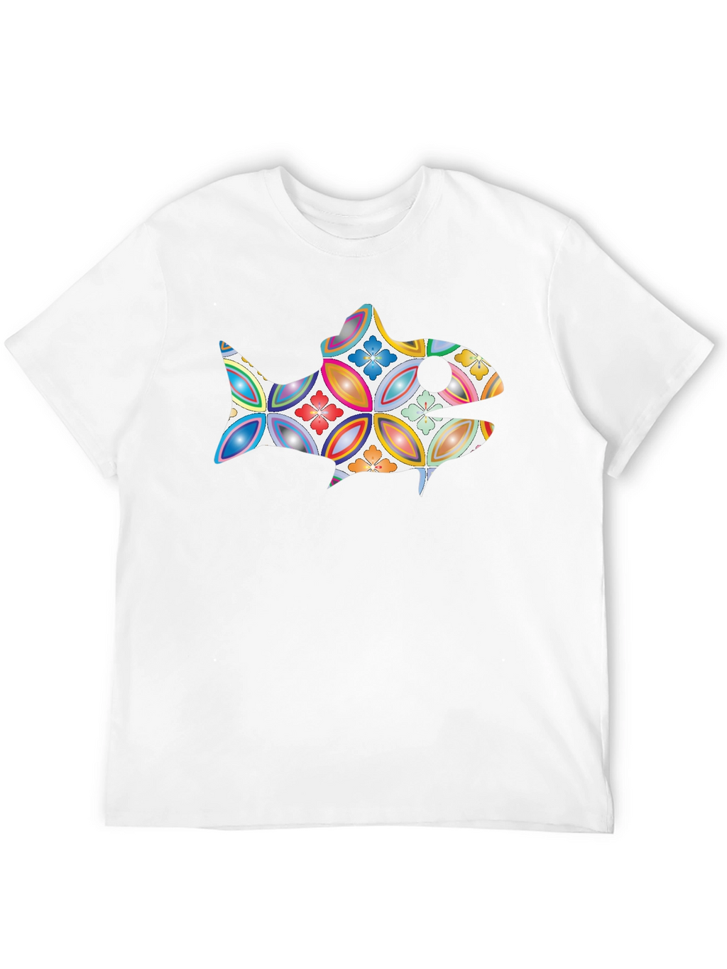 Funky Fish Graphic Black T-Shirt