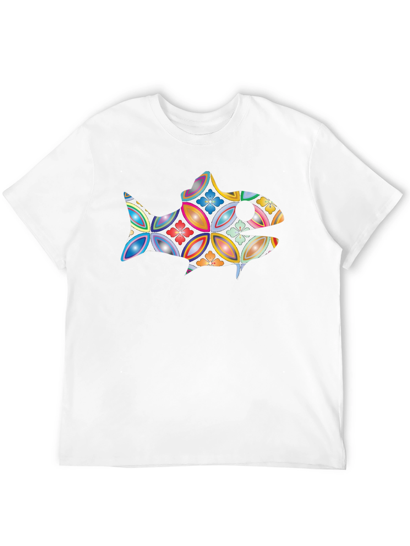 Funky Fish Graphic Black T-Shirt