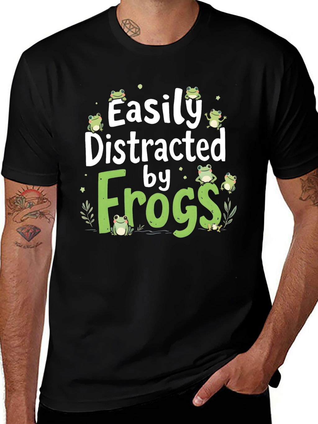 Easily Distracted by Frogs T-Shirt
