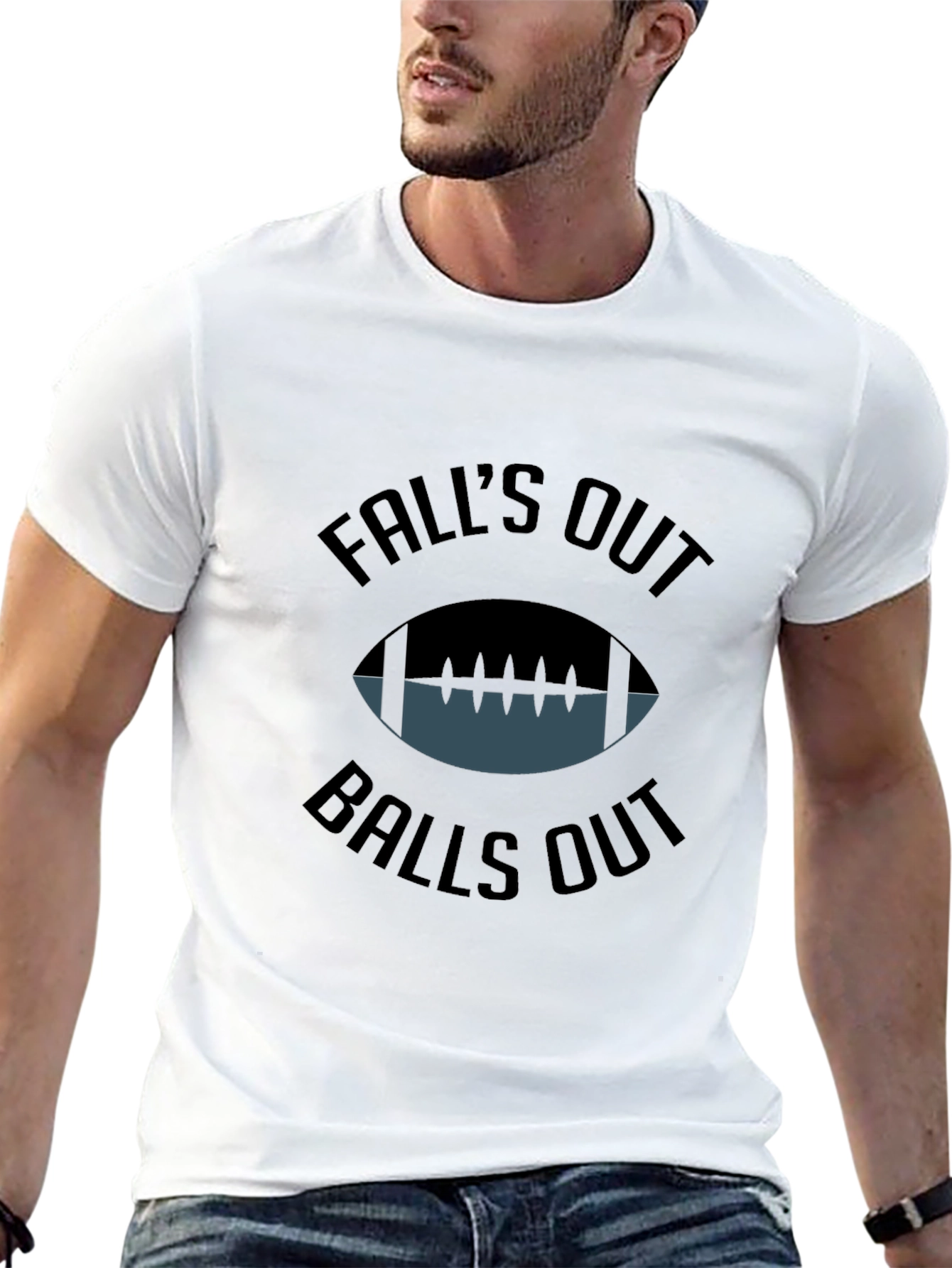 Falls Out Balls Out Graphic T-Shirt
