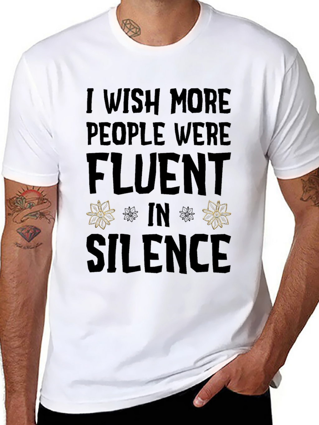 Fluent in Silence Graphic T-Shirt