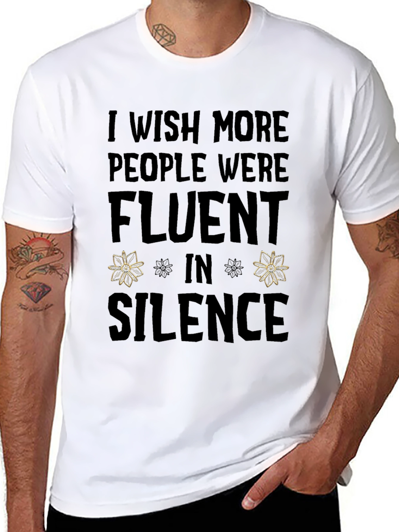 Fluent in Silence Graphic T-Shirt