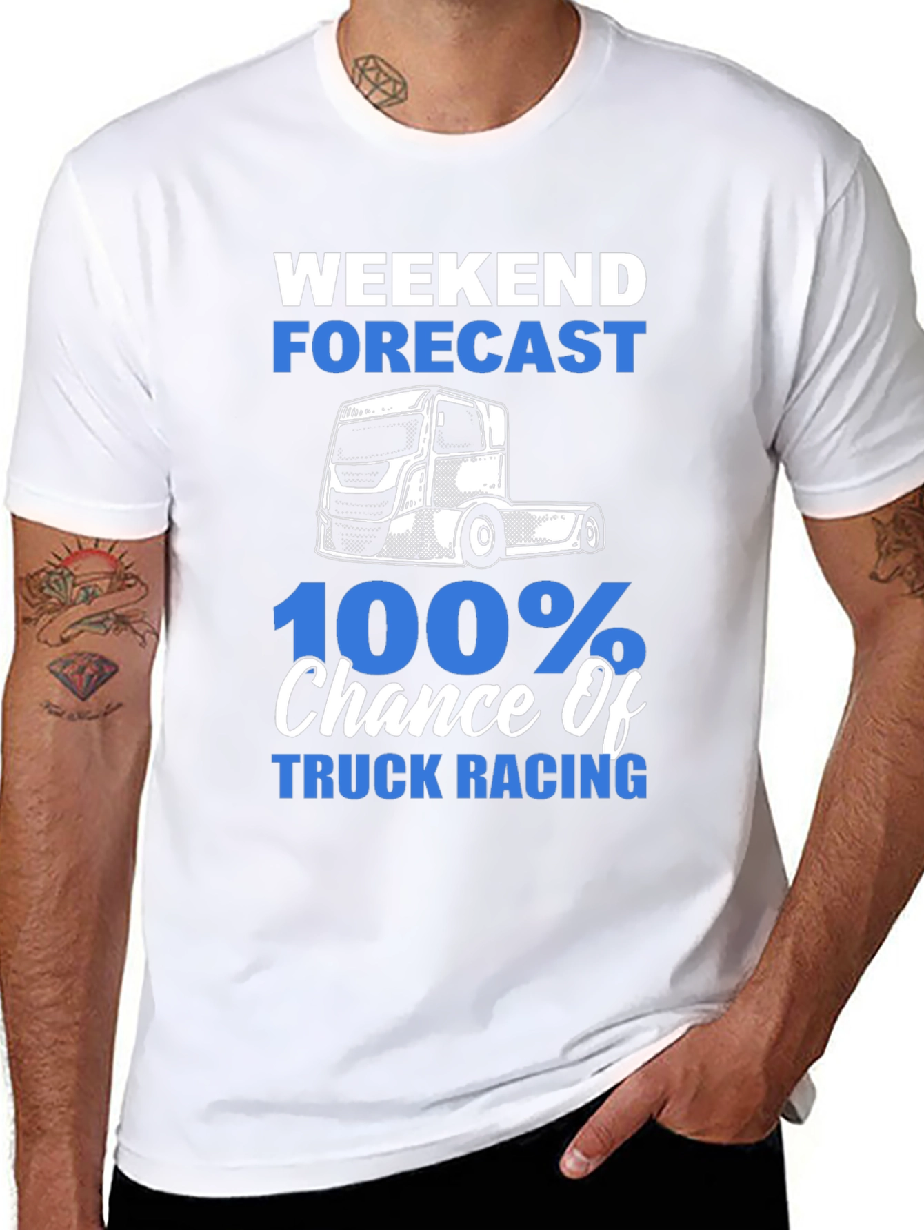 Truck Racing T-Shirt - Weekend Forecast