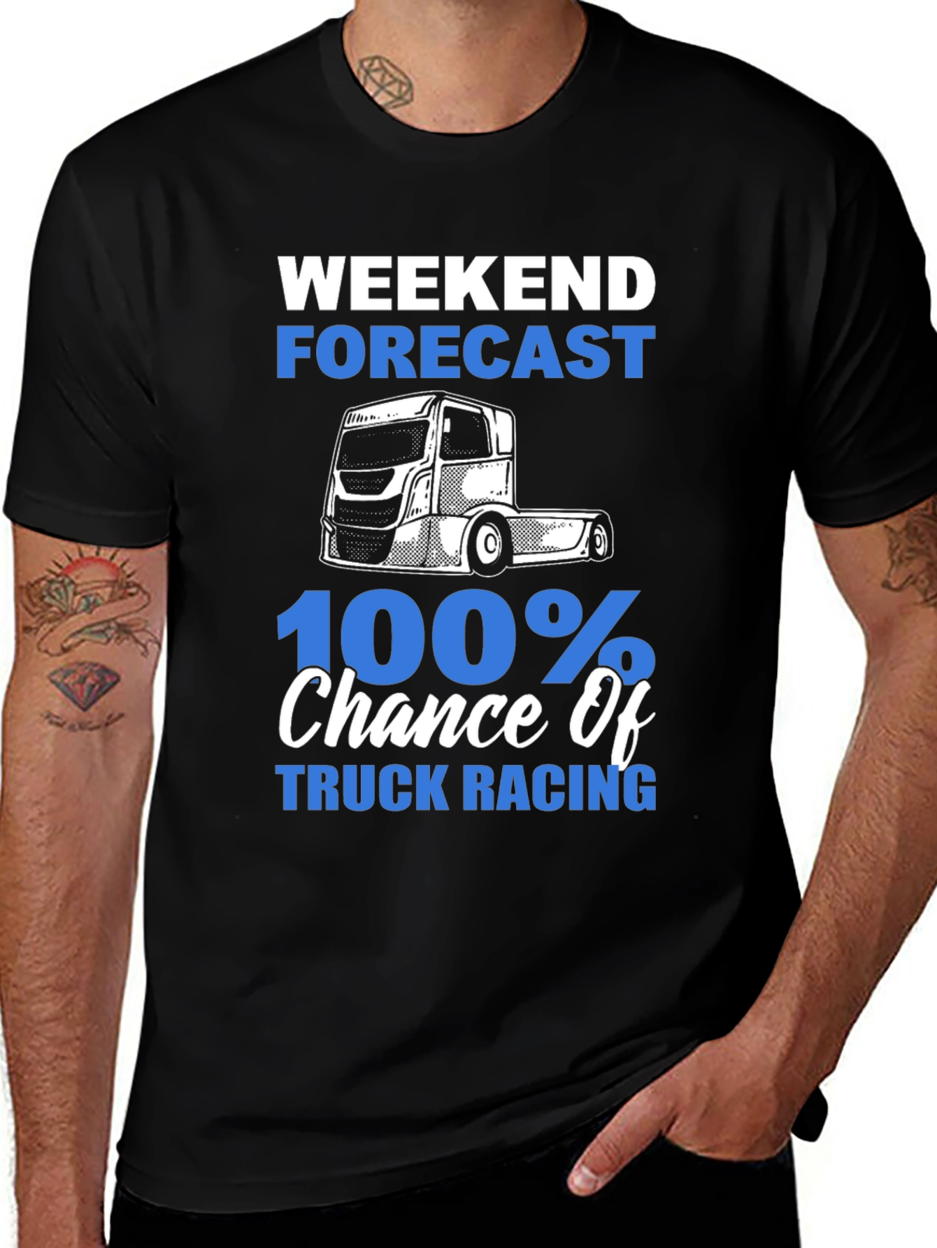 Truck Racing T-Shirt - Weekend Forecast