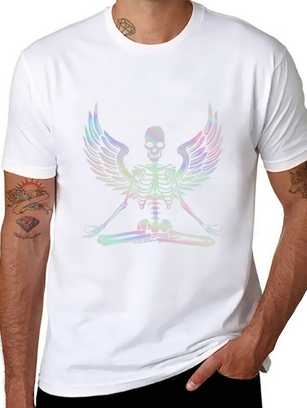 Skeleton Angel Meditation T-Shirt