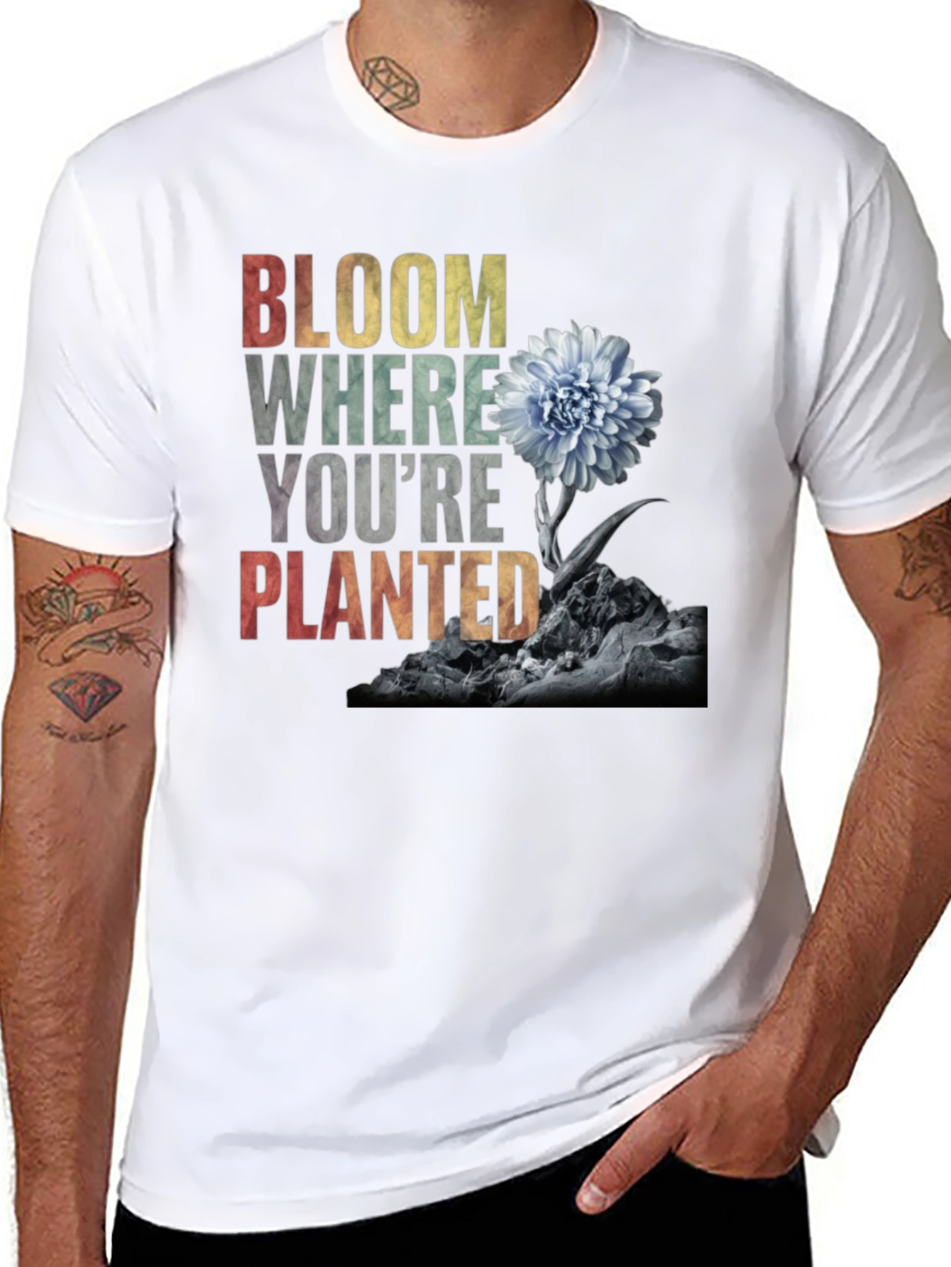 Bloom Where Youre Planted - Graphic T-Shirt