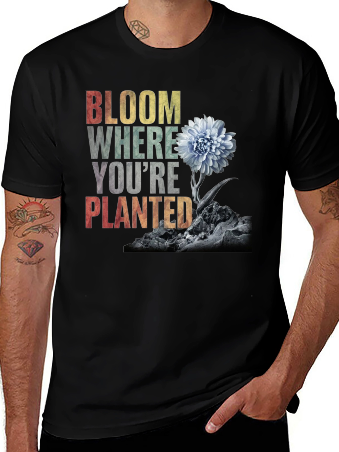 Bloom Where Youre Planted - Graphic T-Shirt