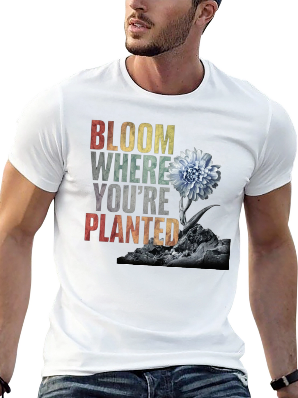 Bloom Where Youre Planted - Graphic T-Shirt