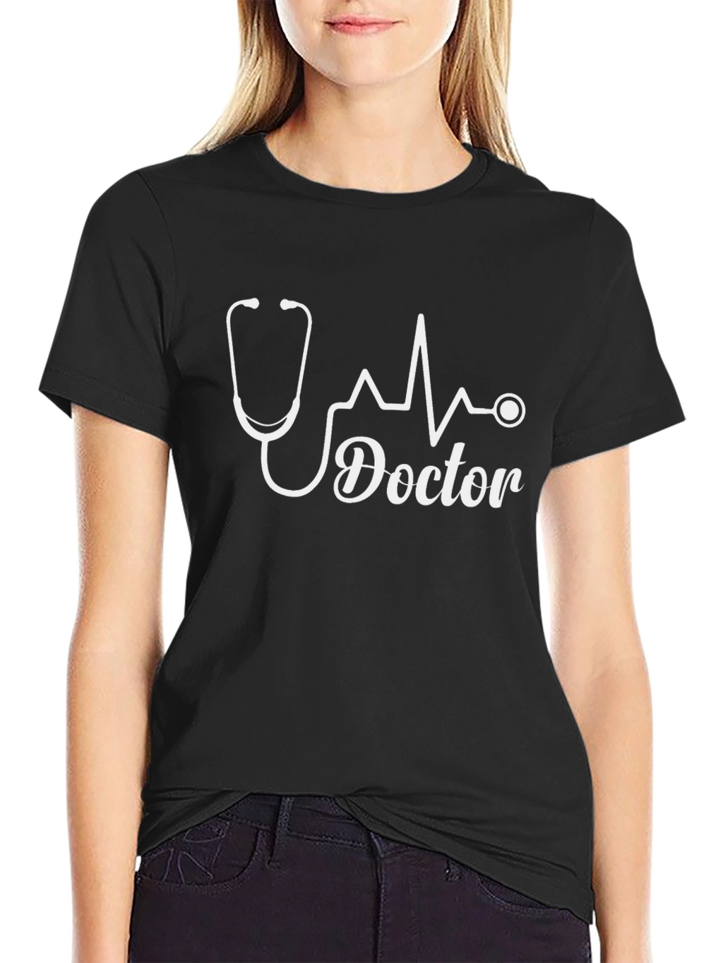 Doctor Stethoscope Heartbeat T-Shirt - Medical Professional Tee