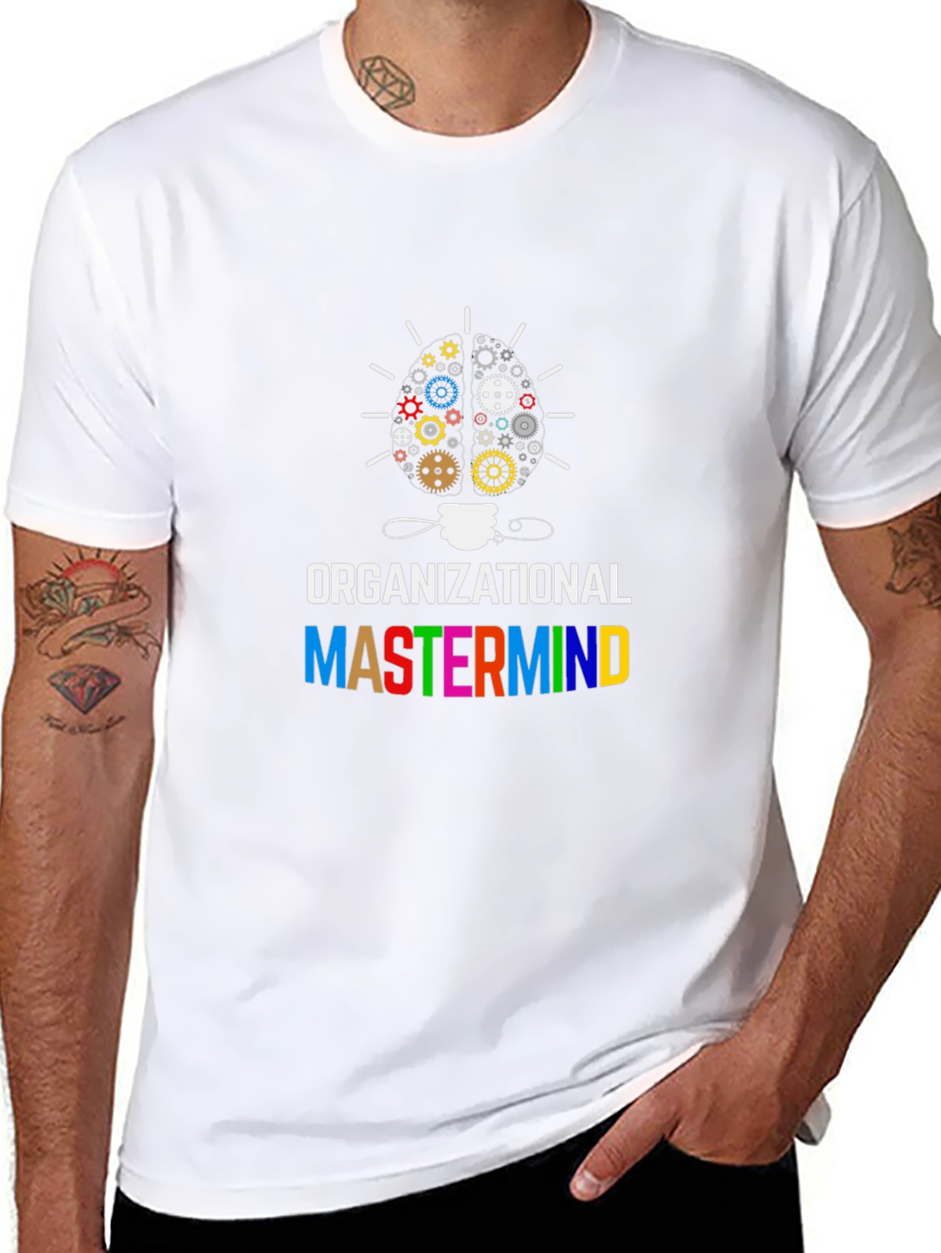 Organizational Mastermind Gear Brain T-Shirt