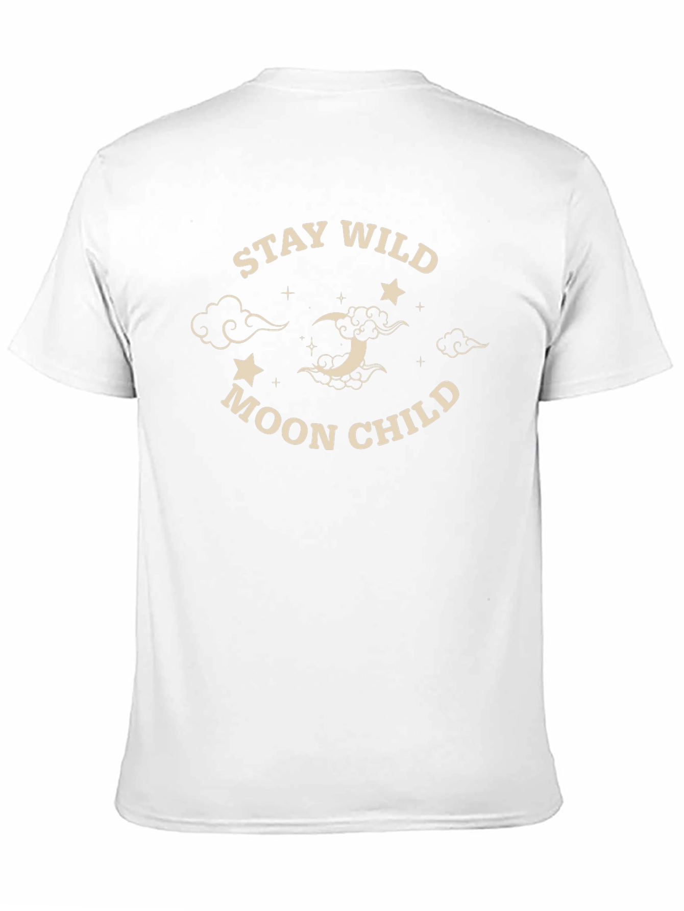 Stay Wild Moon Child Black Graphic Tee