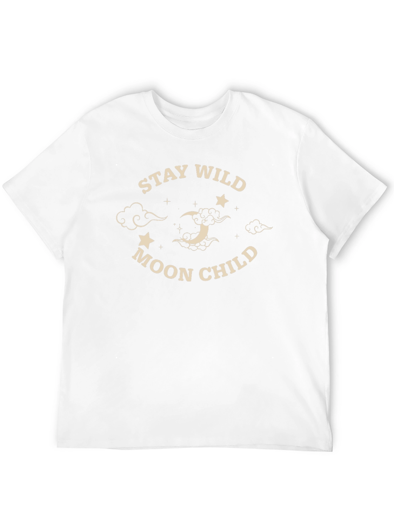 Stay Wild Moon Child Black Graphic Tee