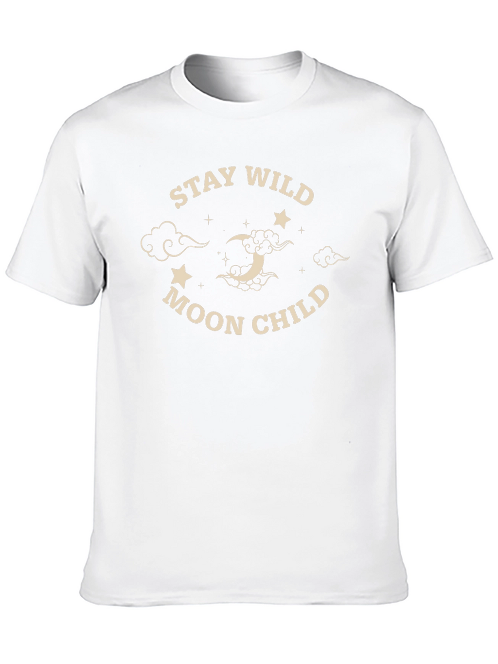 Stay Wild Moon Child Black Graphic Tee