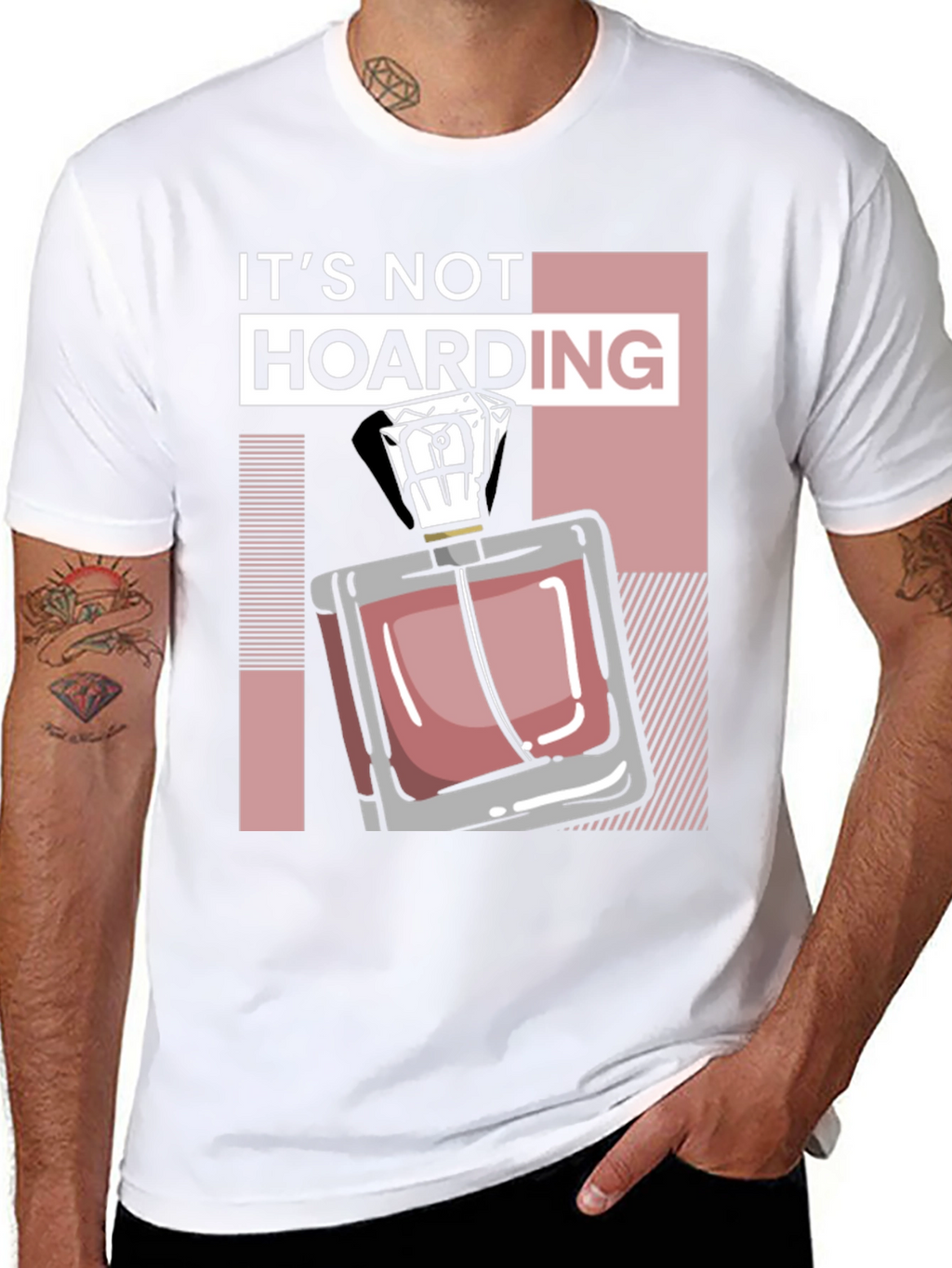 Its Not Hoarding Perfume Black T-Shirt