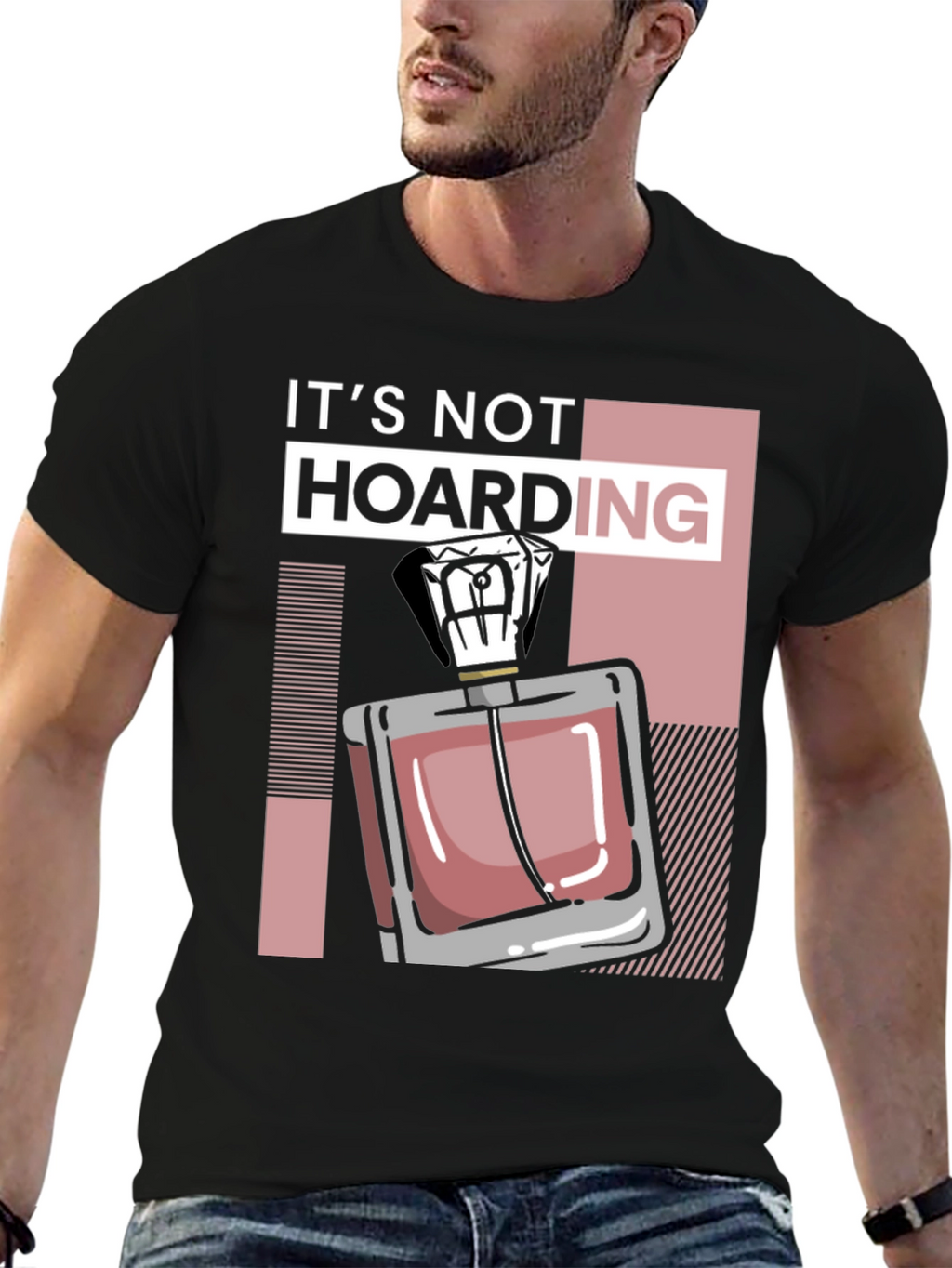 Its Not Hoarding Perfume Black T-Shirt