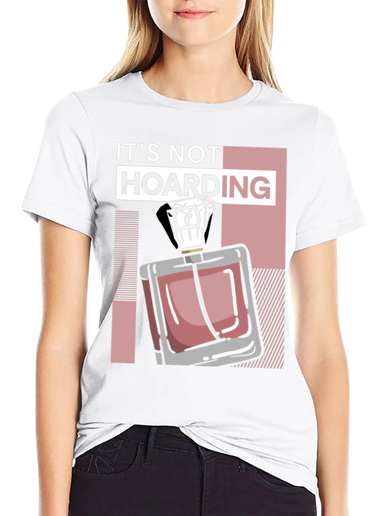 Its Not Hoarding Perfume Black T-Shirt