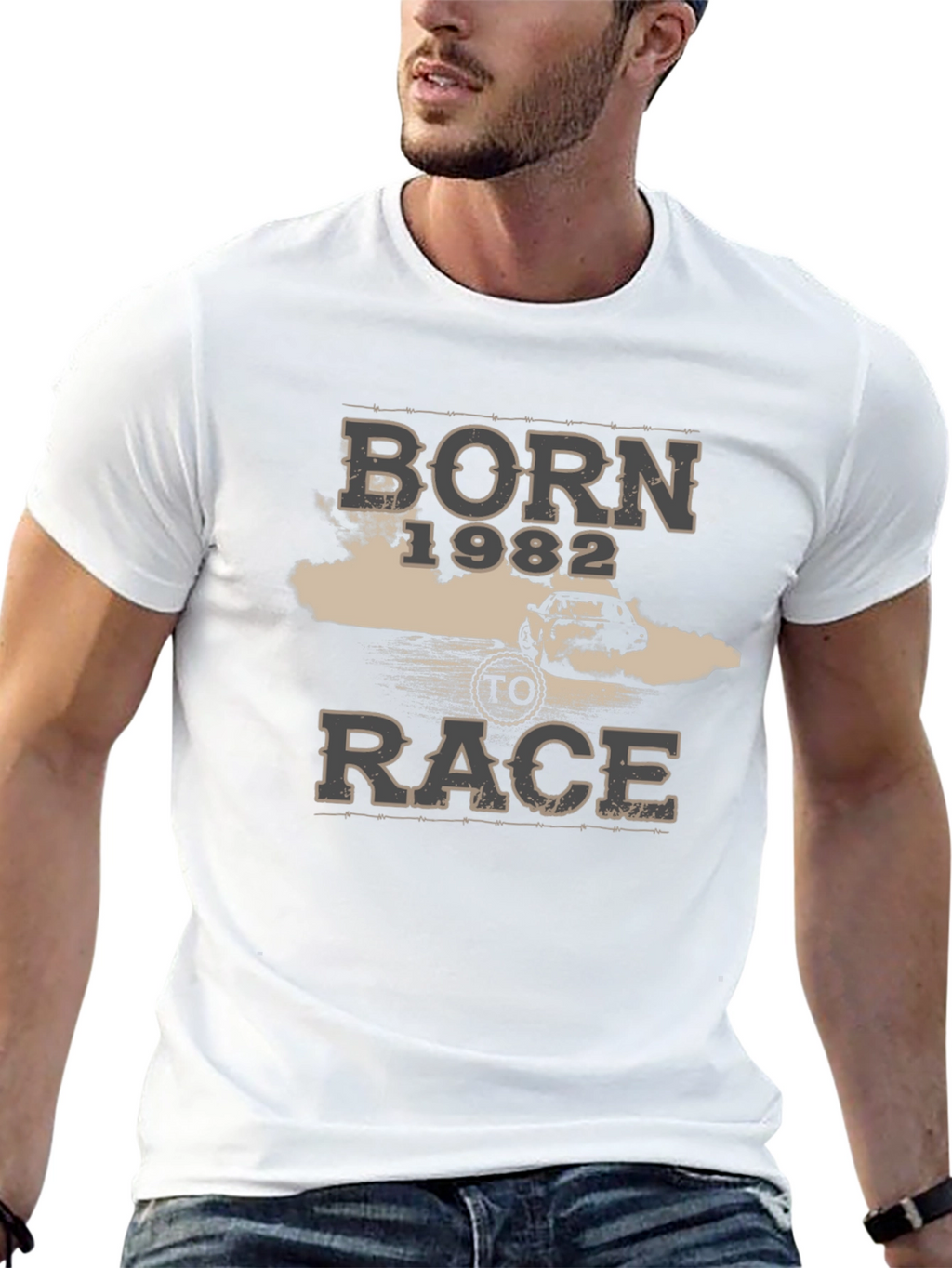 Born 1982 To Race Graphic Tee