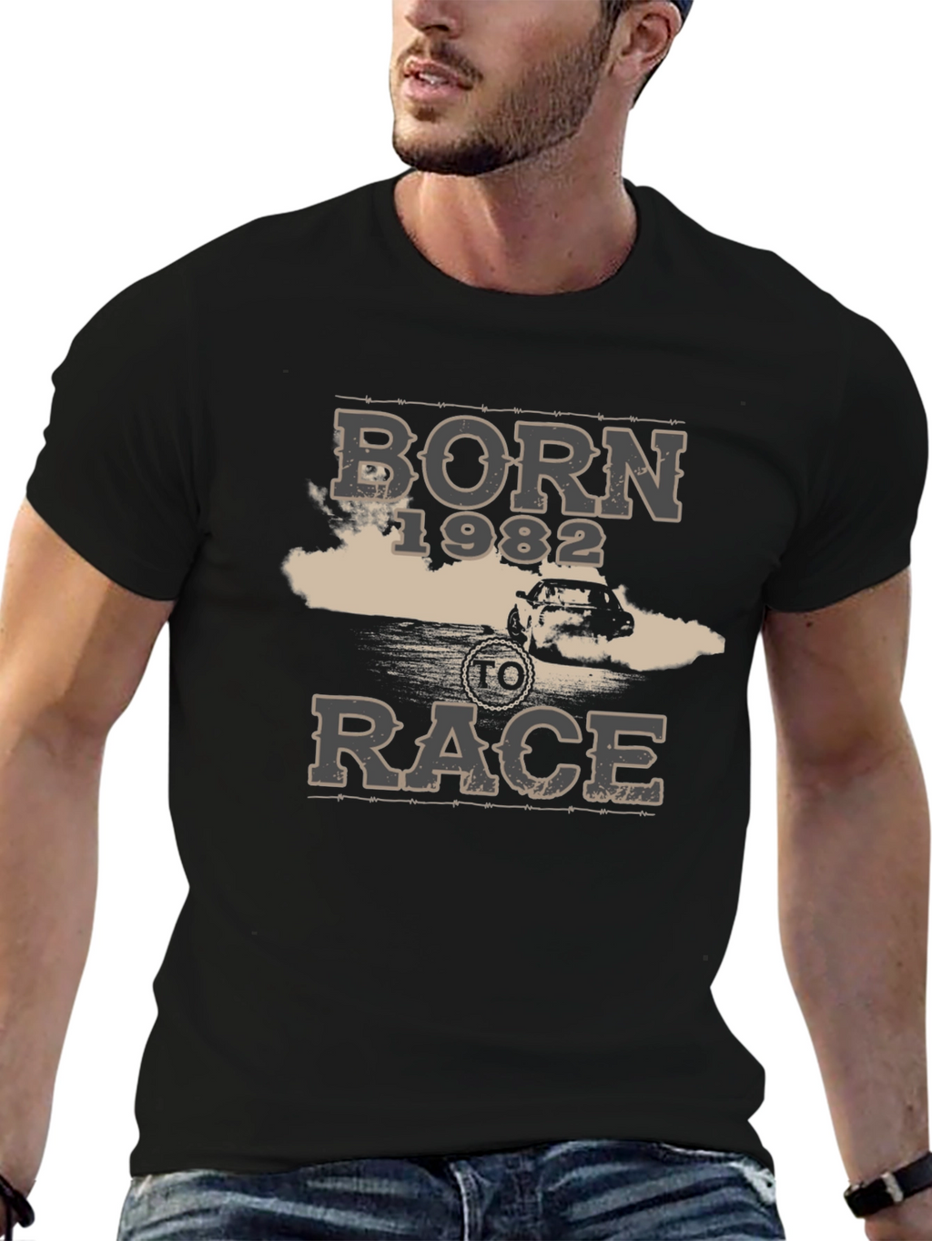 Born 1982 To Race Graphic Tee
