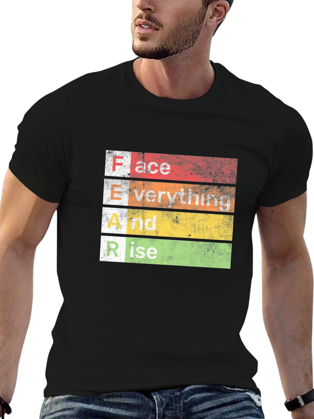 FEAR Face Everything And Rise Graphic Tee