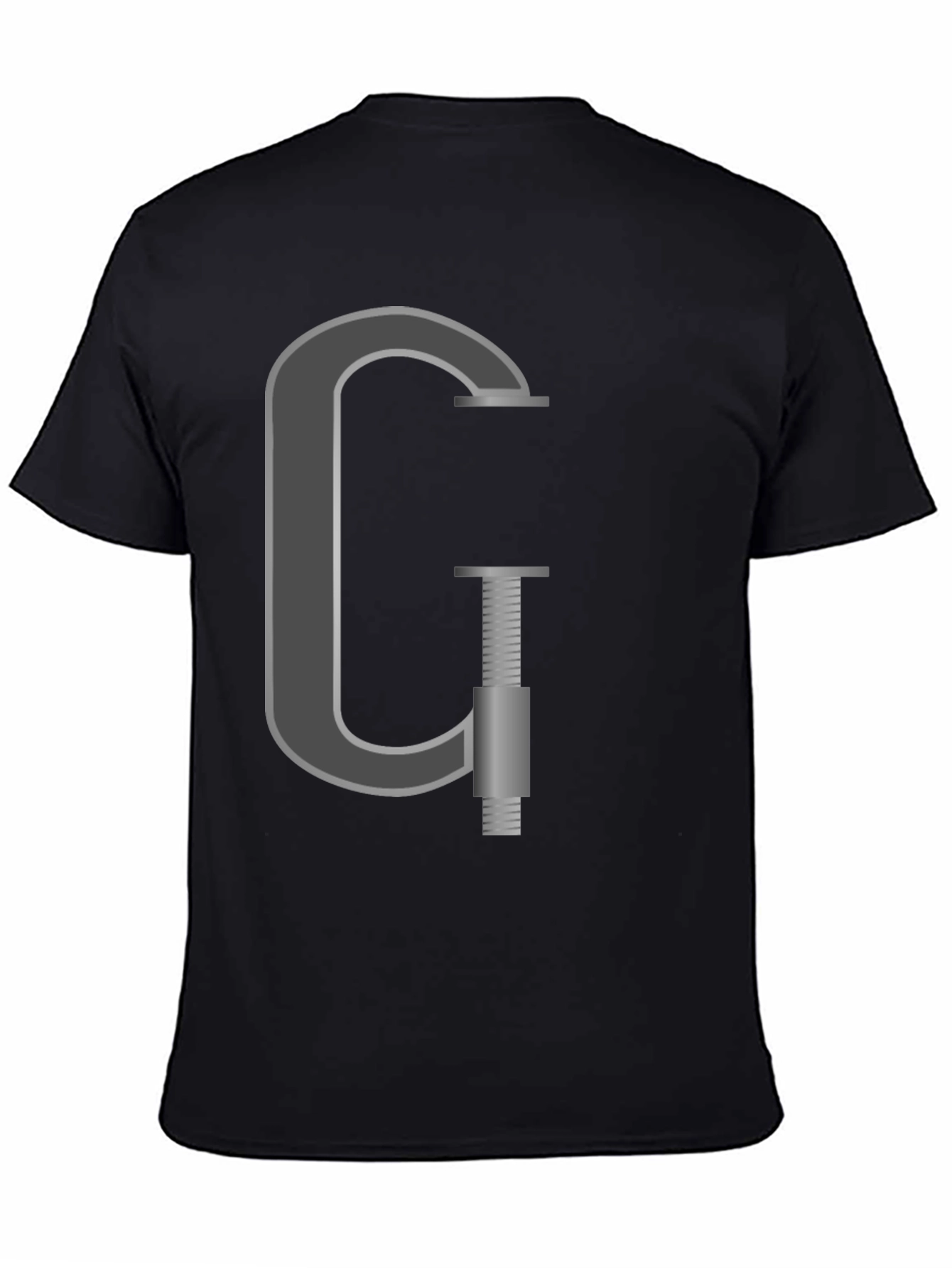 G-Clamp Graphic Tee - Black Cotton T-Shirt