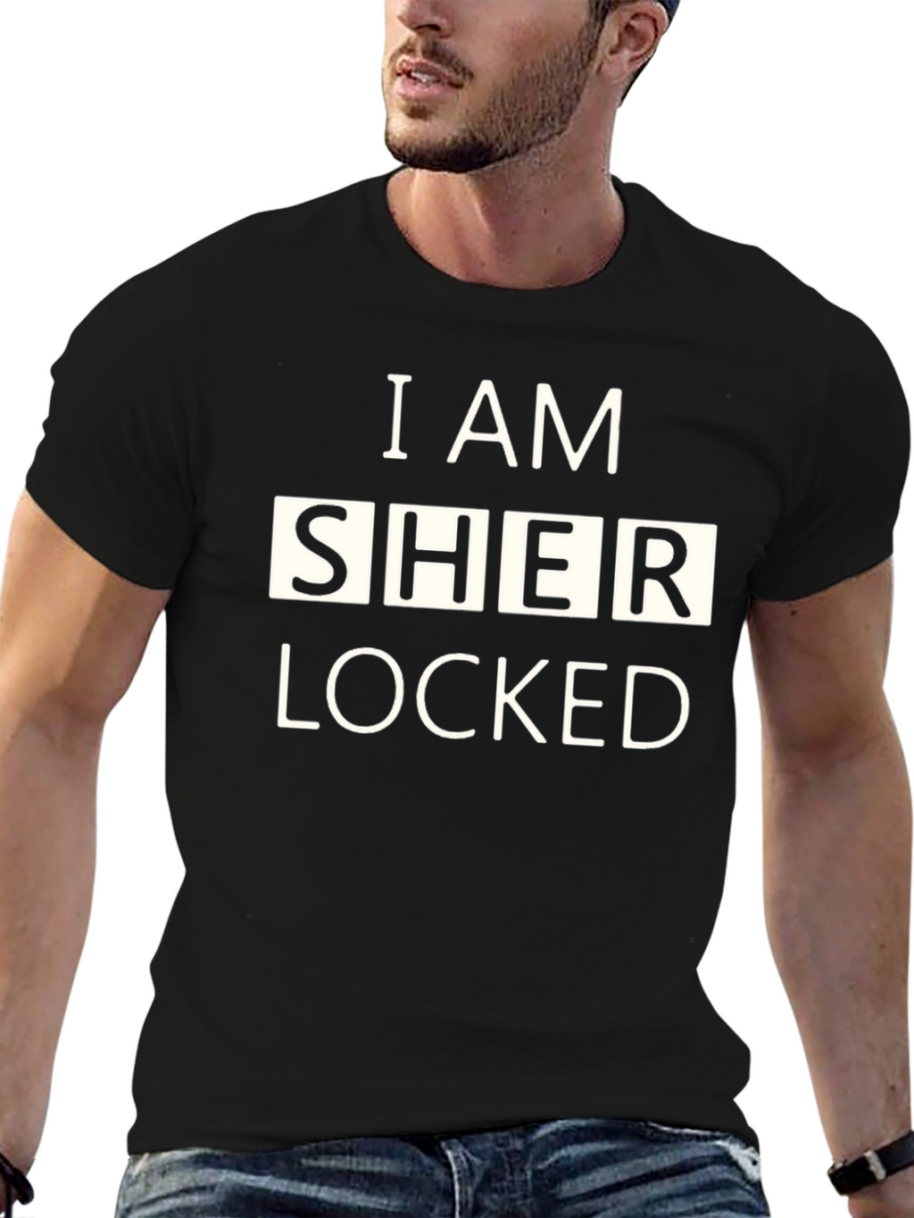 I Am Sher Locked T-Shirt - Novelty Graphic Tee
