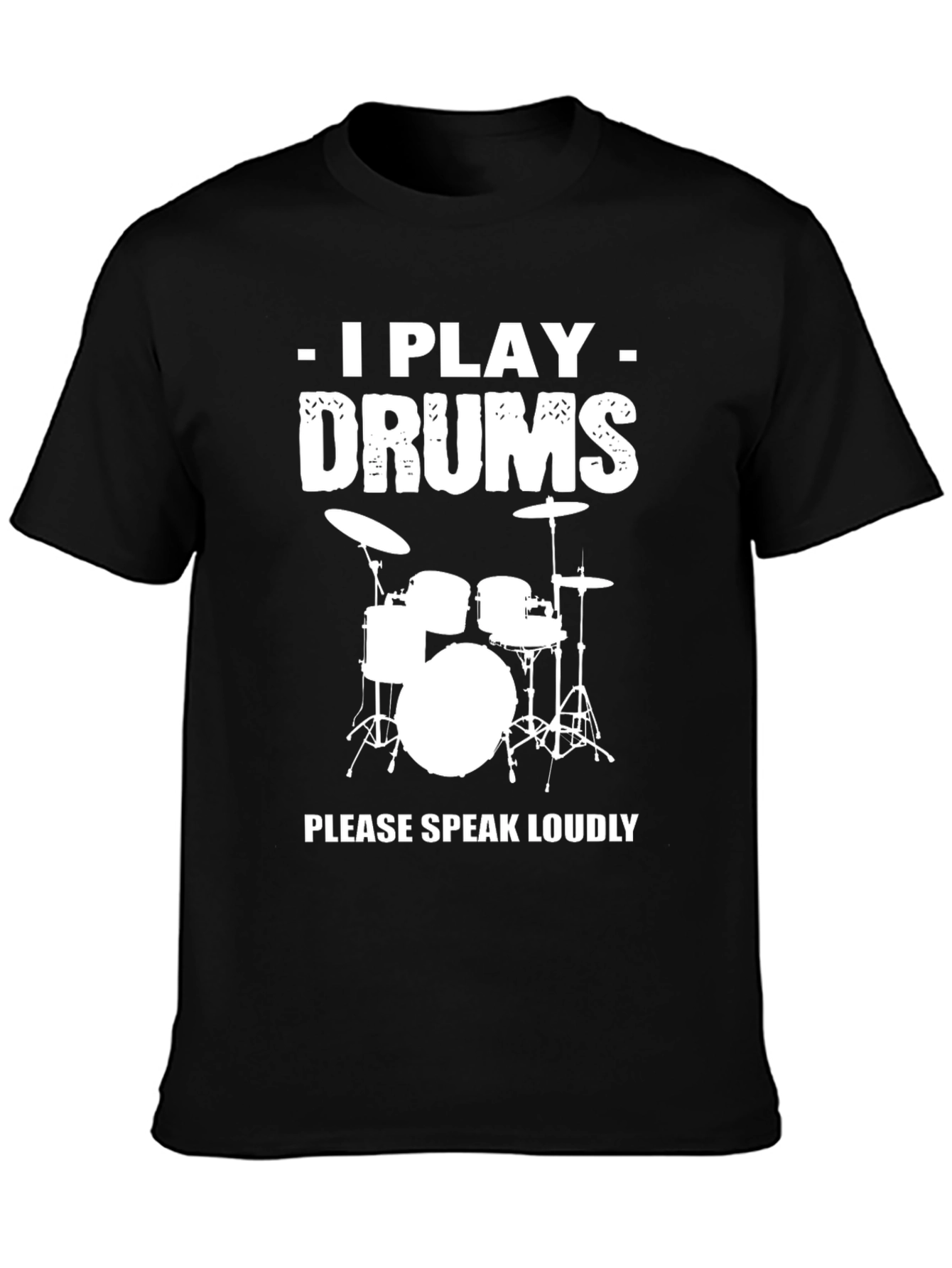 I Play Drums T-Shirt - Funny Musician Tee